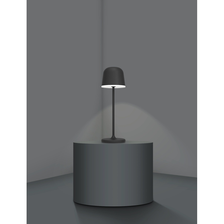 Eglo - LED Ljusreglerad utomhus rechargeable lampa LED/2,2W/5V 1800 mAh svart IP54