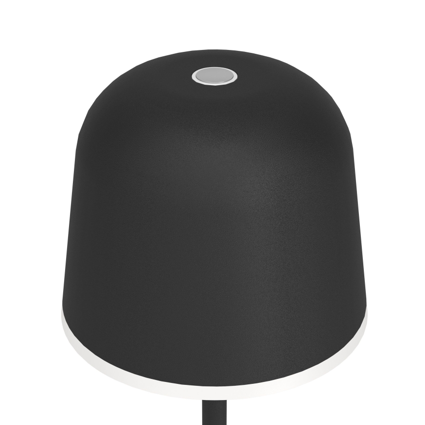 Eglo - LED Ljusreglerad utomhus rechargeable lampa LED/2,2W/5V 1800 mAh svart IP54