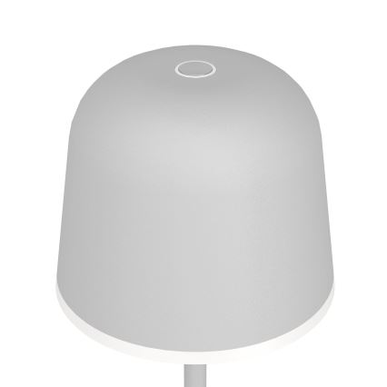 Eglo - LED Ljusreglerad utomhus rechargeable lampa LED/2,2W/5V 1800 mAh grå IP54