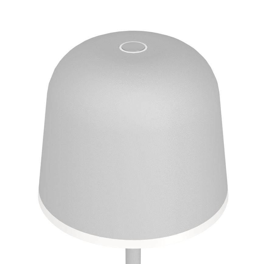 Eglo - LED Ljusreglerad utomhus rechargeable lampa LED/2,2W/5V 1800 mAh grå IP54