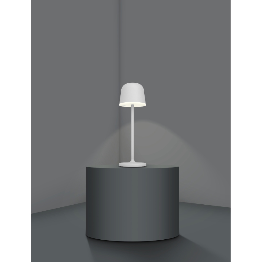 Eglo - LED Ljusreglerad utomhus rechargeable lampa LED/2,2W/5V 1800 mAh grå IP54