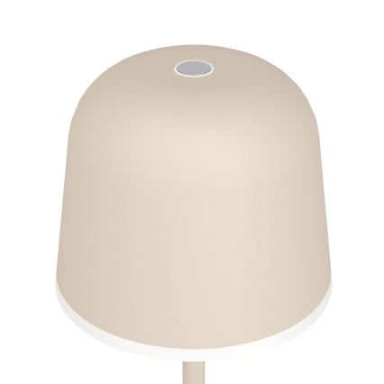 Eglo - LED Ljusreglerad utomhus uppladdningsbar lampa LED/2,2W/5V 1800 mAh beige IP54