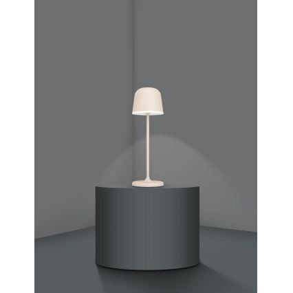 Eglo - LED Ljusreglerad utomhus uppladdningsbar lampa LED/2,2W/5V 1800 mAh beige IP54