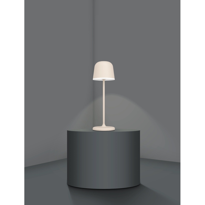 Eglo - LED Ljusreglerad utomhus uppladdningsbar lampa LED/2,2W/5V 1800 mAh beige IP54