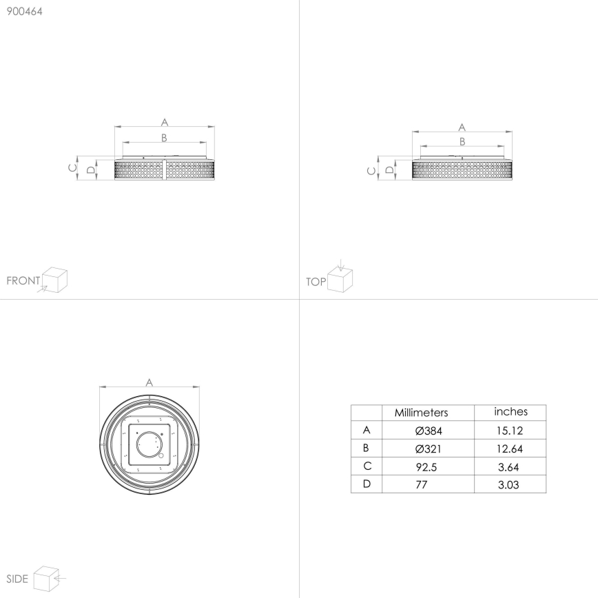 Eglo - LED taklampa LED/24W/230V