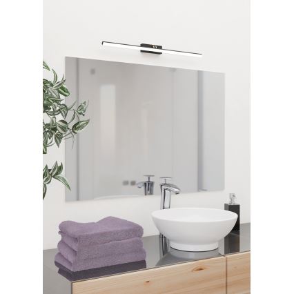 Eglo - Badrumsspegel med LED-belysning LED/5W/230V IP44 svart