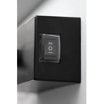 Eglo - Badrumsspegel med LED-belysning LED/5W/230V IP44 svart