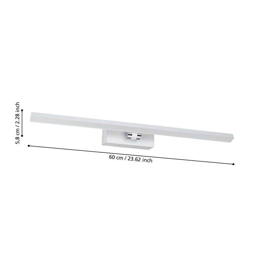 Eglo - Badrumsspegel med LED-belysning LED/5W/230V IP44 vit