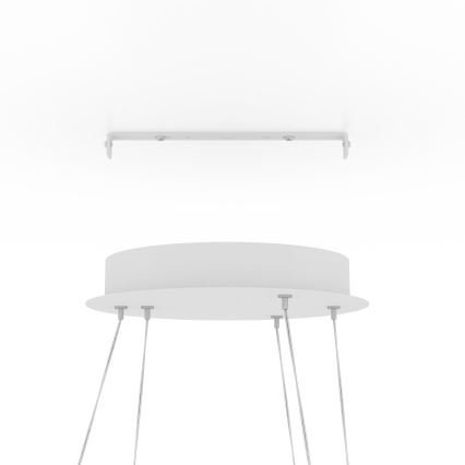 Eglo - LED ljusreglerad ljuskrona på snöre LED/43,2W/230V vit