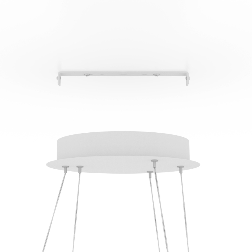 Eglo - LED ljusreglerad ljuskrona på snöre LED/43,2W/230V vit