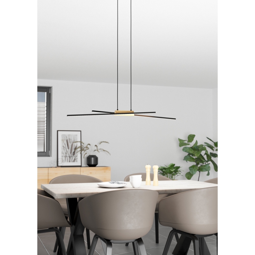 Eglo - LED ljusreglerad ljuskrona på snöre 2xLED/13W/230V