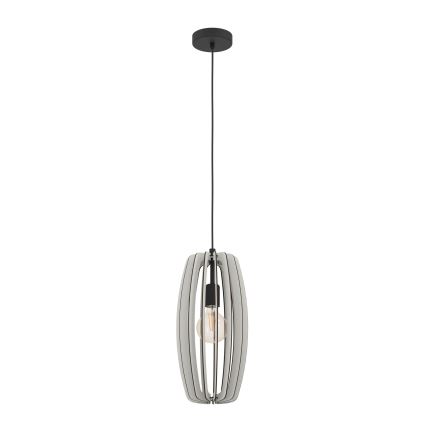 Eglo - Ljuskrona med upphängningsrem 1xE27/40W/230V grädde