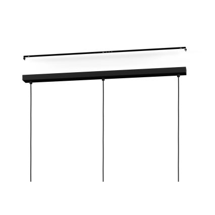 Eglo - Taklampa 3xE27/40W/230V svart