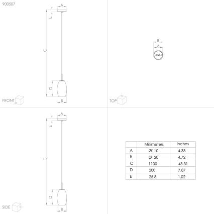 Eglo - Taklampa 1xE27/40W/230V