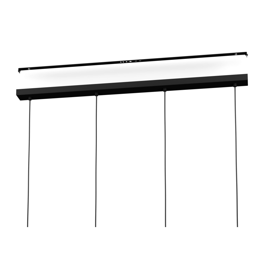 Eglo - Ljuskrona med upphängningsrem 4xE27/40W/230V