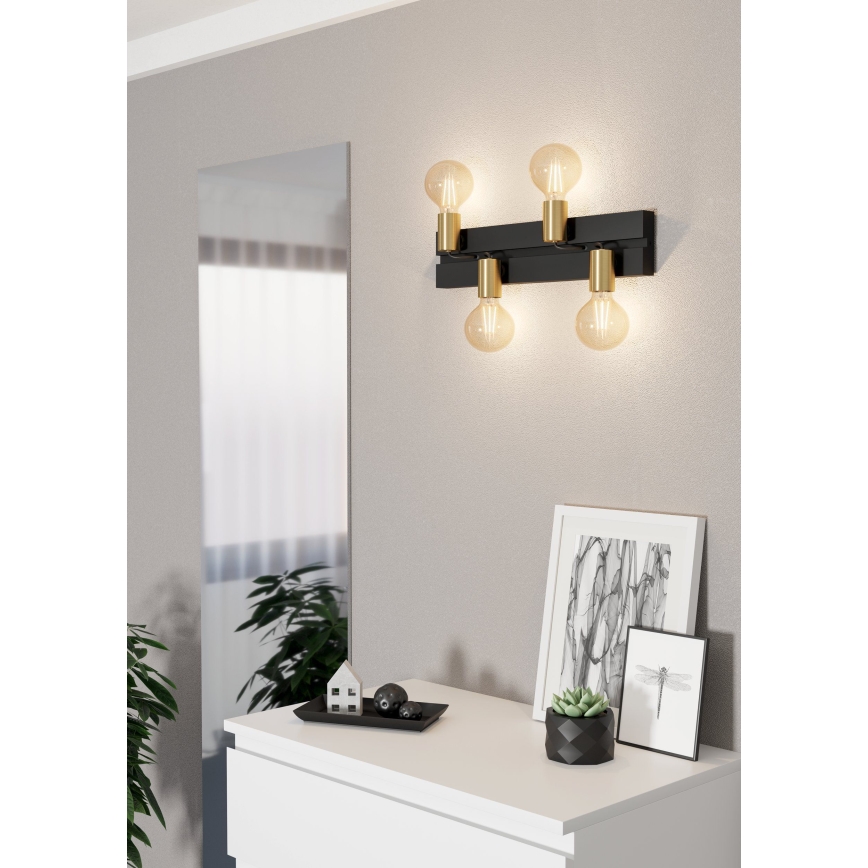 Eglo - Taklampa 4xE27/10W/230V