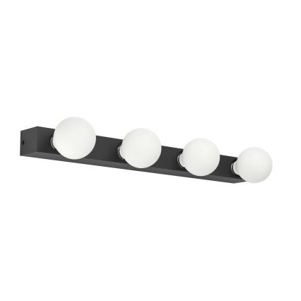 Eglo - Vägglampa 4xE27/40W/230V svart