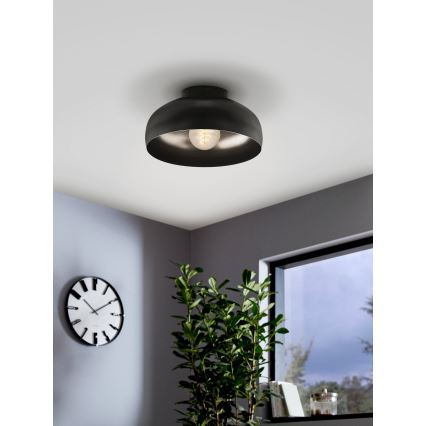 Eglo - Taklampa 1xE27/40W/230V svart