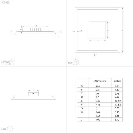 Eglo - LED taklampa LED/28W/230V