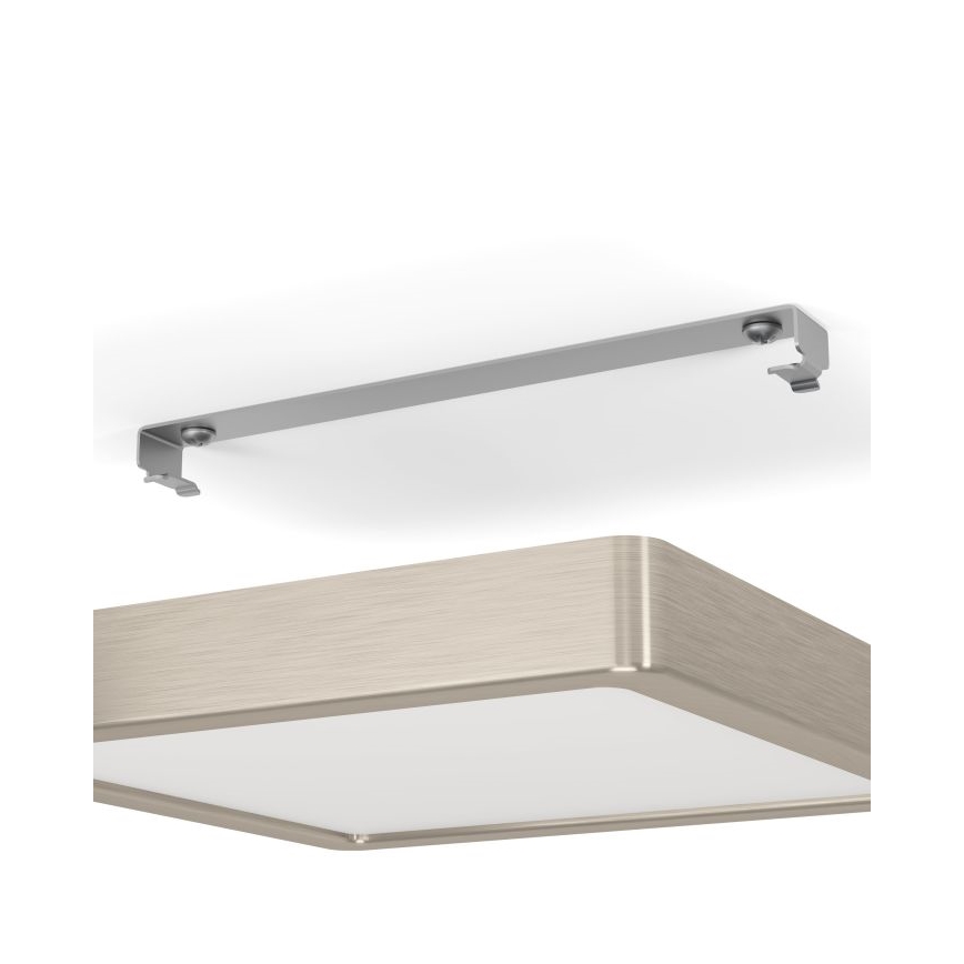 Eglo - LED Dimbar taklampa LED/17W/230V matt krom