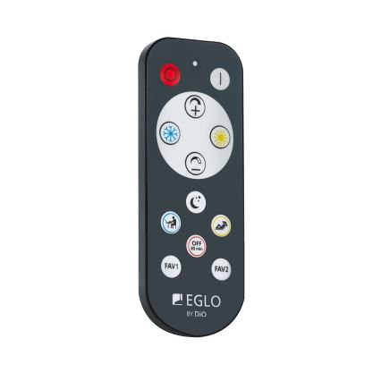 Eglo - LED Dimbar taklampa LED/25,6W/230V + fjärrkontroll