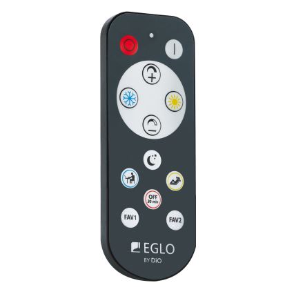 Eglo - LED dimbar taklampa LED/25,6W/230V + fjärrkontroll