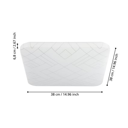 Eglo - LED taklampa LED/19,5W/230V