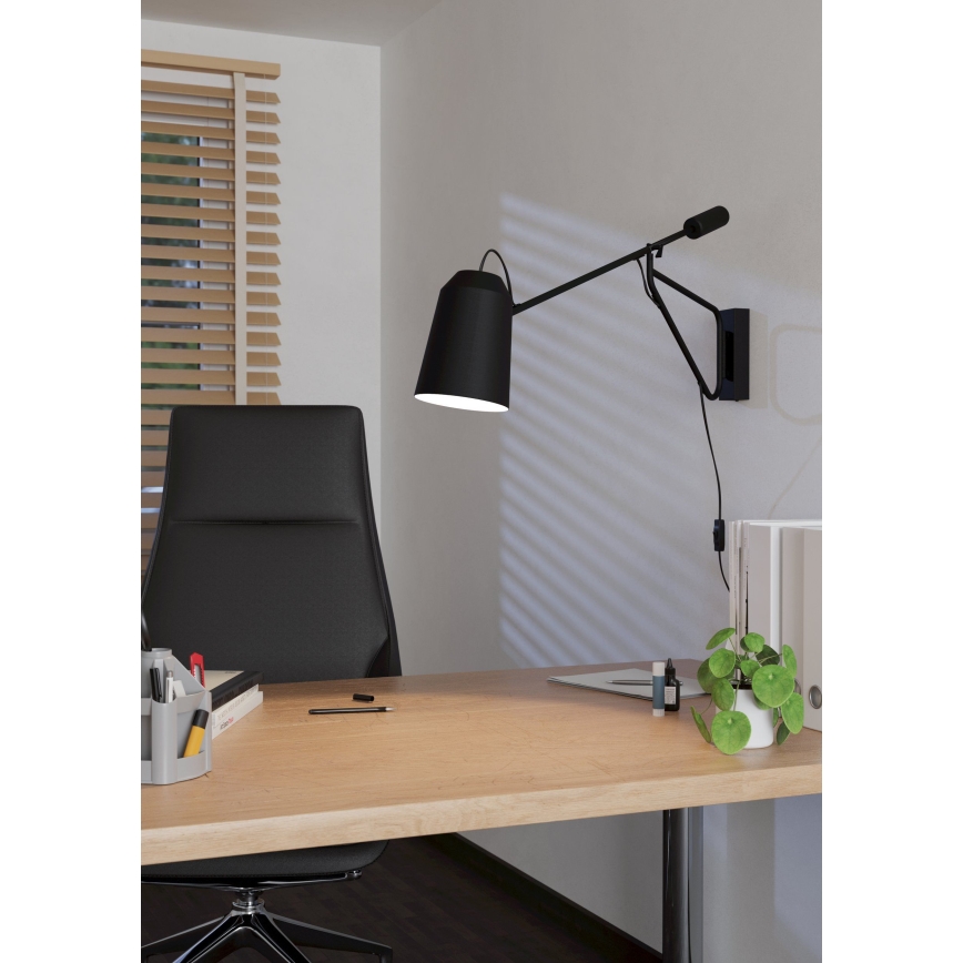 Eglo - Vägglampa 1xE27/28W/230V