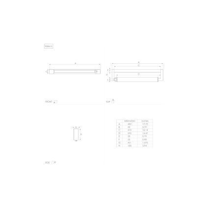 Eglo - Badrumsspegel med LED-belysning LED/8,9W/230V IP44