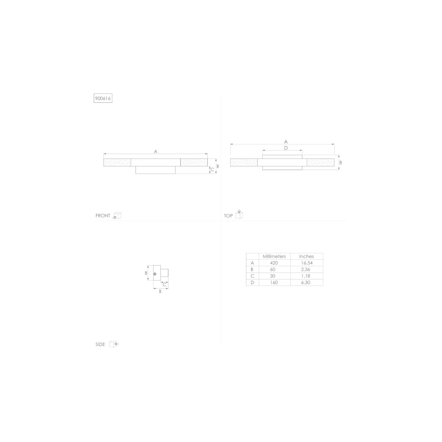Eglo - LED badrumsspegelbelysning LED/8,9W/230V IP44