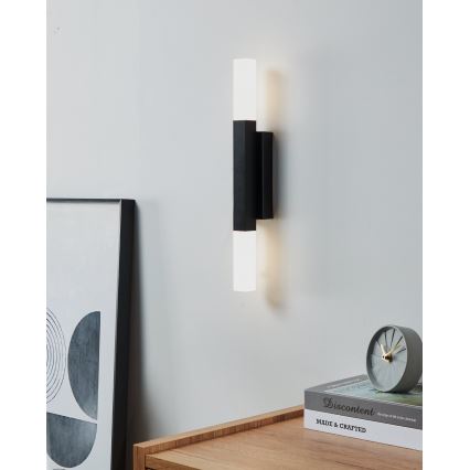Eglo - LED Vägglampa för badrum 2xLED/5,5W/230V IP44