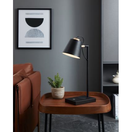 Eglo - LED Ljusreglerad lampa med trådlös laddning LED/5,5W/230V