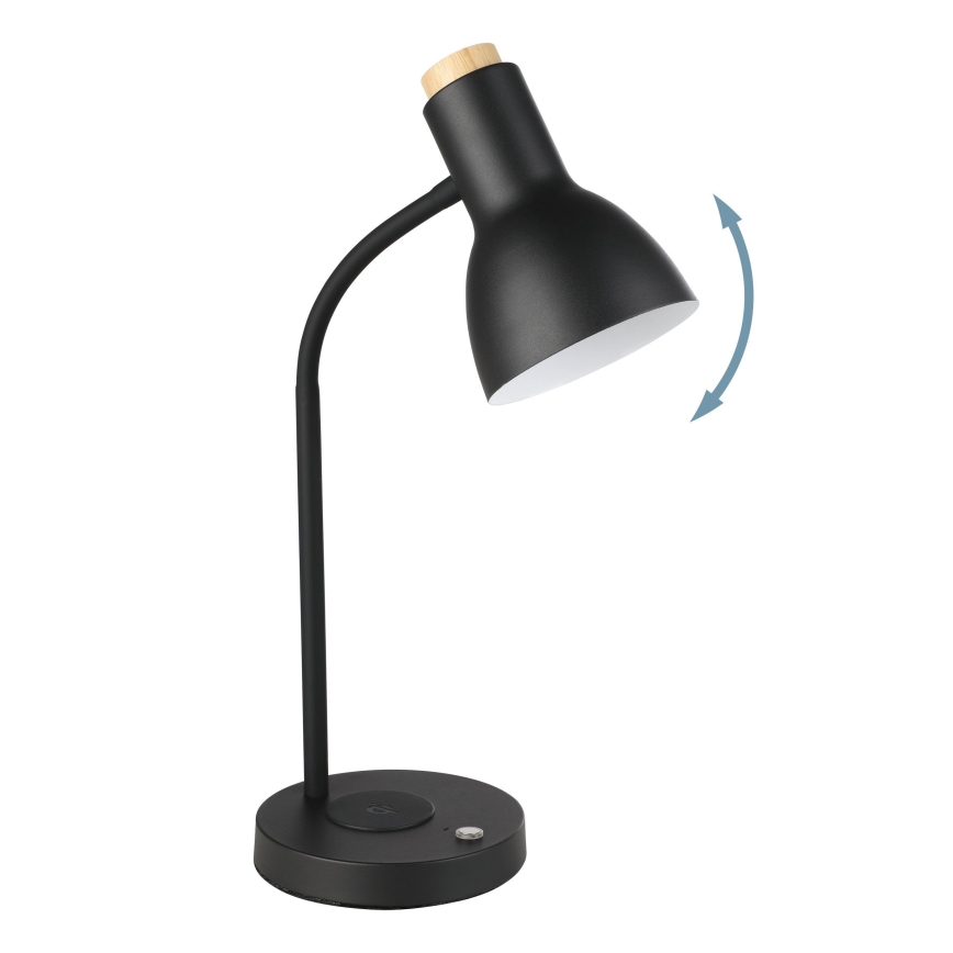 Eglo - LED Ljusreglerad lampa med trådlös laddning LED/5,5W/230V