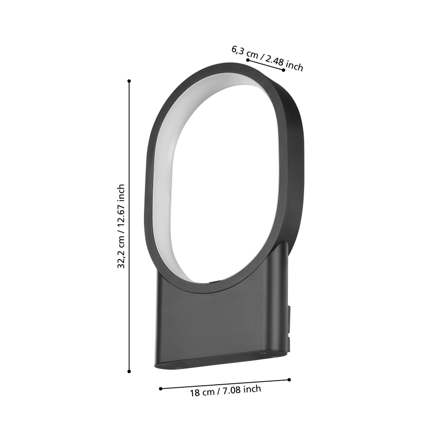 Eglo - LED väggbelysning LED/10,8W/230V