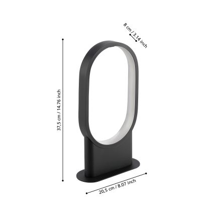Eglo - LED bordslampa LED/10,8W/230V