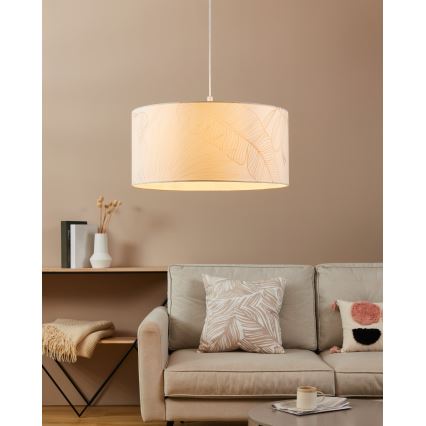 Eglo - Ljuskrona med textilsladd 1xE27/40W/230V