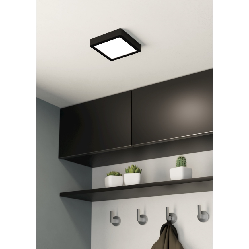Eglo - LED taklampa för badrum LED/11W/230V IP44 svart