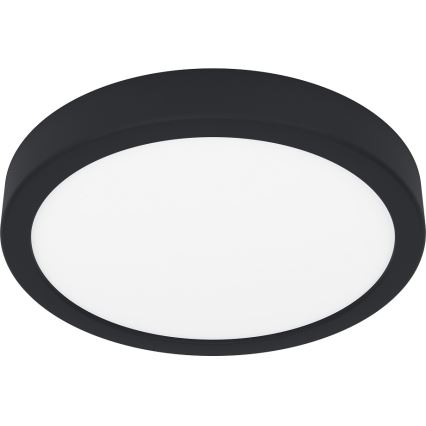 Eglo - LED taklampa för badrum LED/17W/230V svart IP44