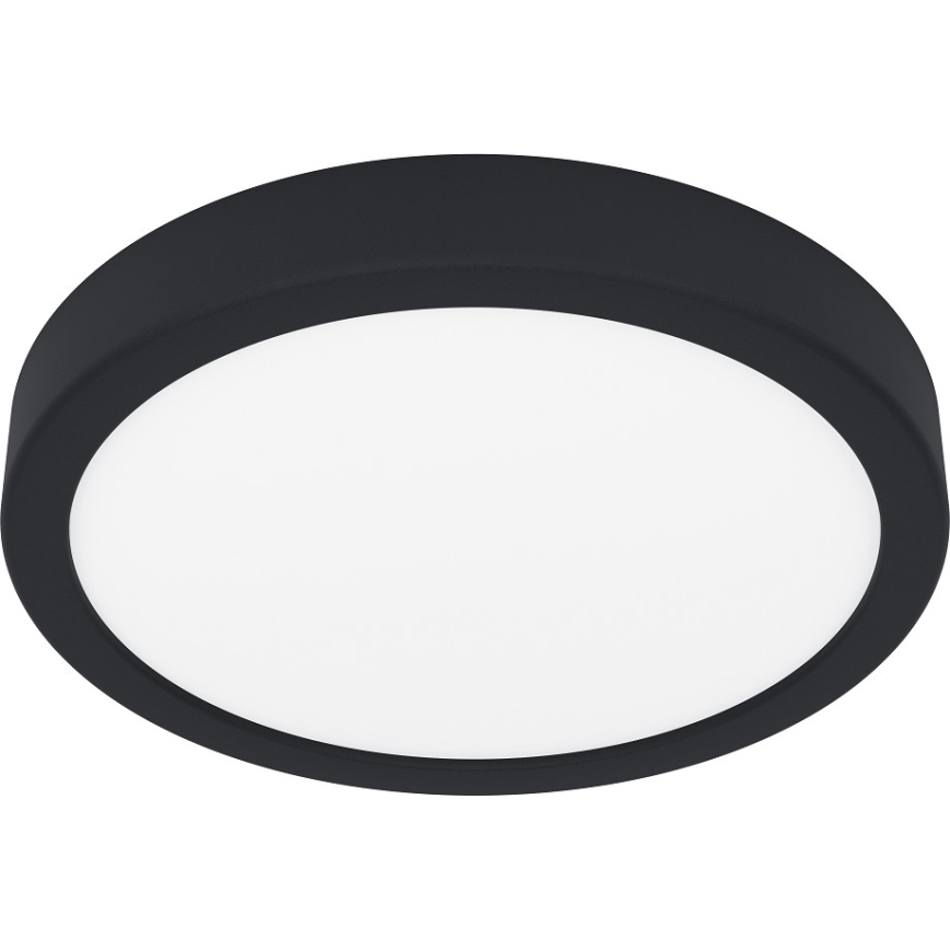 Eglo - LED taklampa för badrum LED/17W/230V svart IP44