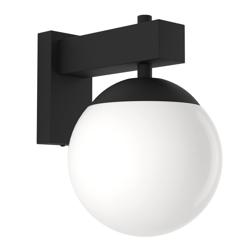 Eglo - Vägglampa för utomhusbruk 1xE27/40W/230V svart IP44