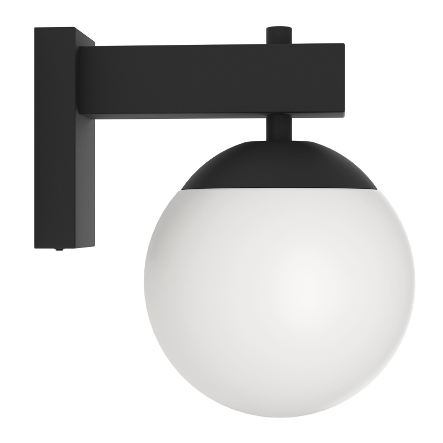 Eglo - Vägglampa för utomhusbruk 1xE27/40W/230V svart IP44