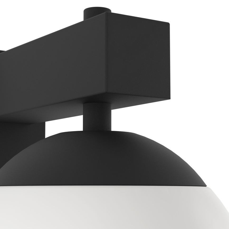 Eglo - Vägglampa för utomhusbruk 1xE27/40W/230V svart IP44