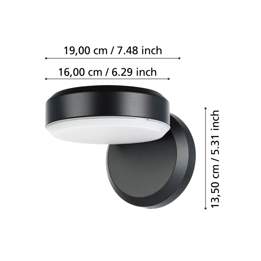 Eglo - LED vägglampa för utomhusbruk LED/10,8/230V IP54