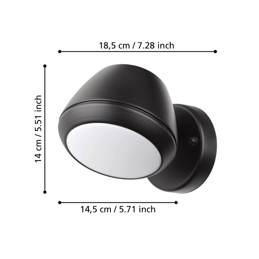 Eglo - LED vägglampa för utomhusbruk 1xGU10/4,6/230V IP44