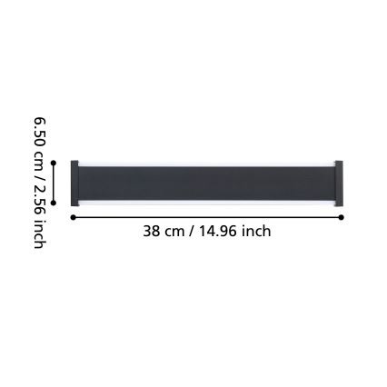 Eglo - LED vägglampa för utomhusbruk 2xLED/3,7W/230V 3000K IP55