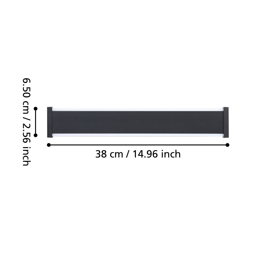Eglo - LED vägglampa för utomhusbruk 2xLED/3,7W/230V 3000K IP55