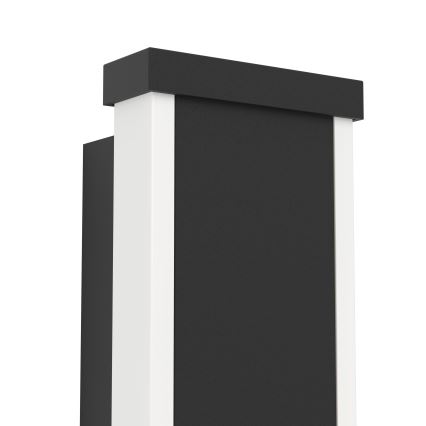 Eglo - LED vägglampa för utomhusbruk 2xLED/7W/230V 3000K IP55 svart