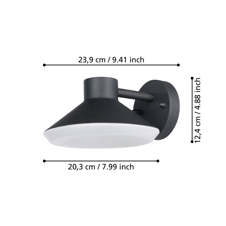 Eglo - LED vägglampa för utomhusbruk 1xGU10/4,6W/230V IP44