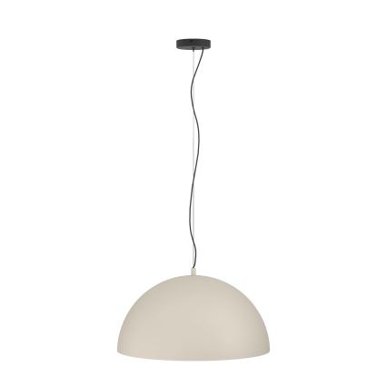 Eglo - Ljuskrona med textilsladd 1xE27/40W/230V beige