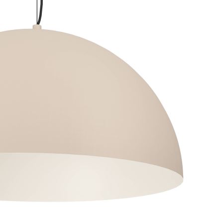 Eglo - Ljuskrona med textilsladd 1xE27/40W/230V beige